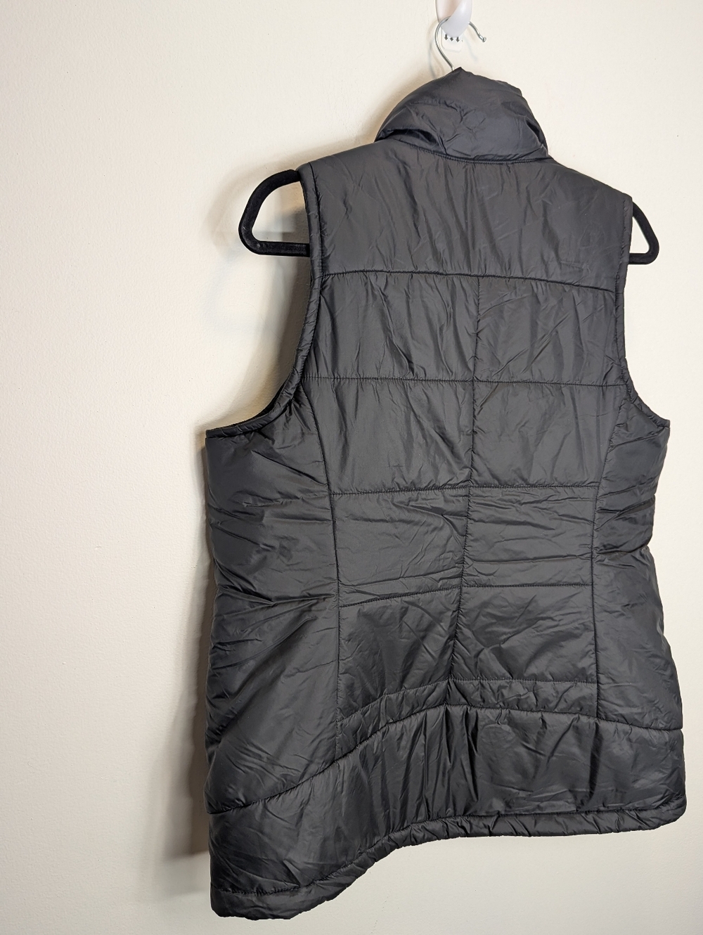 CALIA Women's Black Quilted Puffer Vest Large Minimalist Athleisure Outdoors - Picture 8 of 8